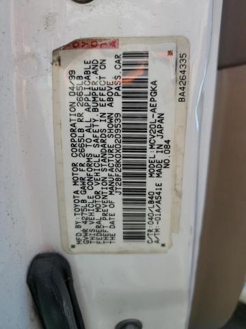 Photo 11 VIN: JT2BF28K0X0209539 - TOYOTA CAMRY LE 