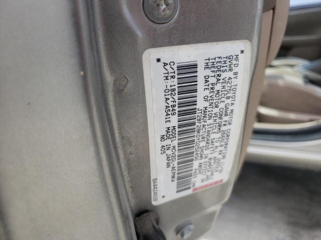 Photo 11 VIN: JT2BF28K0Y0252456 - TOYOTA CAMRY LE 