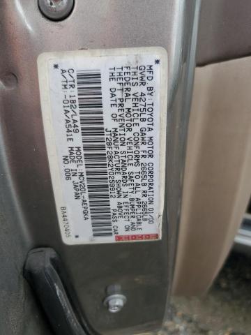 Photo 11 VIN: JT2BF28K2Y0259912 - TOYOTA CAMRY 