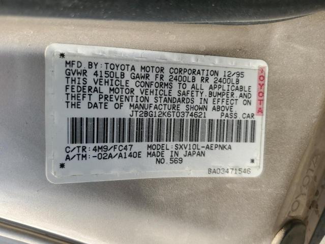 Photo 12 VIN: JT2BG12K6T0374621 - TOYOTA CAMRY 