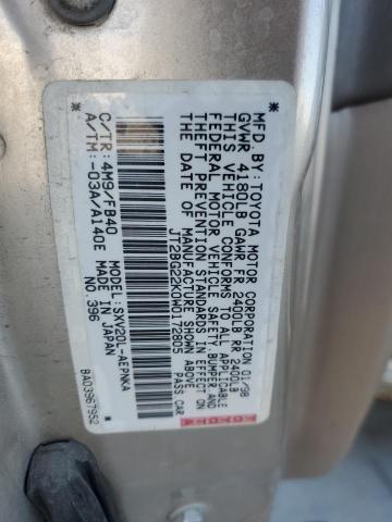 Photo 11 VIN: JT2BG22K0W0172805 - TOYOTA CAMRY 