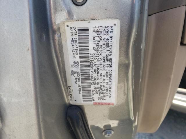 Photo 11 VIN: JT2BG22K1V0006372 - TOYOTA CAMRY LE 