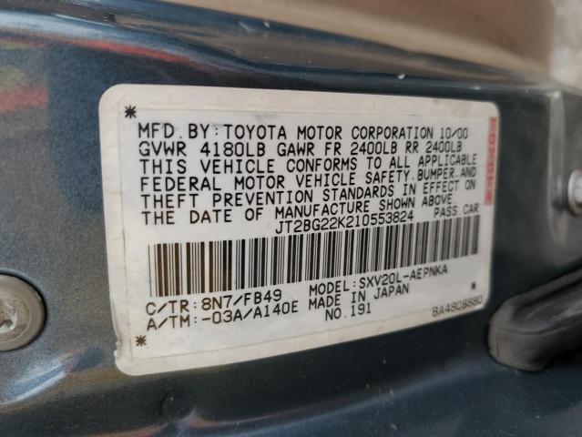 Photo 12 VIN: JT2BG22K210553824 - TOYOTA CAMRY CE 