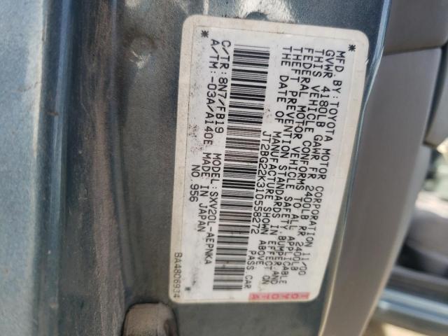 Photo 11 VIN: JT2BG22K310558272 - TOYOTA CAMRY CE 