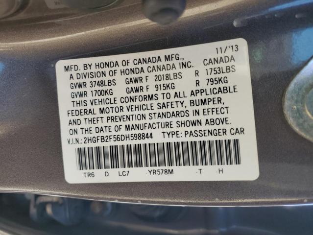 Photo 11 VIN: JT2BG22K310602383 - HONDA CIVIC 