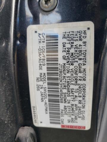 Photo 11 VIN: JT2BG22K3Y0456268 - TOYOTA CAMRY 