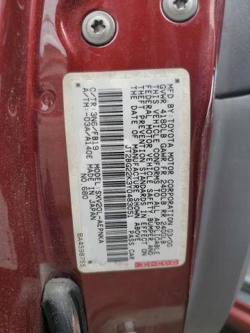 Photo 11 VIN: JT2BG22K3Y0483051 - TOYOTA CAMRY CE 