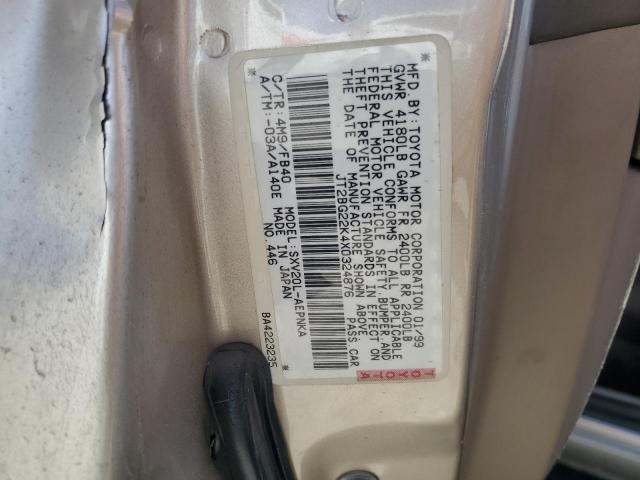 Photo 11 VIN: JT2BG22K4X0324876 - TOYOTA CAMRY LE 