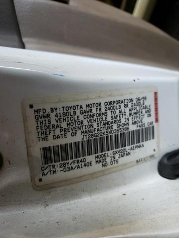 Photo 11 VIN: JT2BG22K5X0365386 - TOYOTA CAMRY 