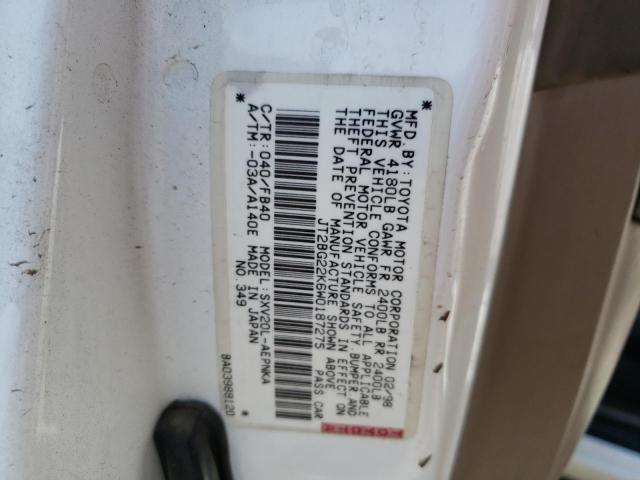 Photo 11 VIN: JT2BG22K6W0187275 - TOYOTA CAMRY AUTO 