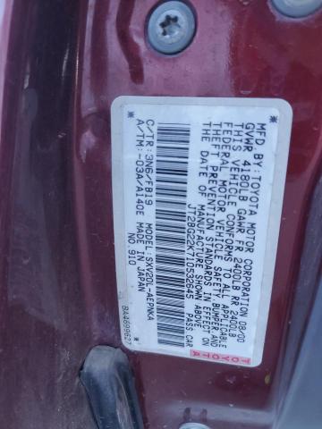 Photo 11 VIN: JT2BG22K710532645 - TOYOTA CAMRY CE 