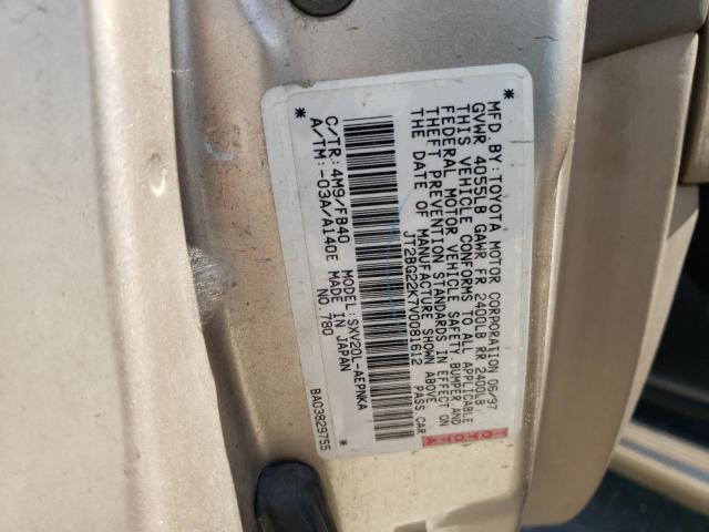 Photo 11 VIN: JT2BG22K7V0081612 - TOYOTA CAMRY 