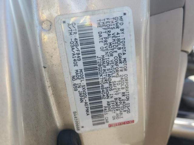 Photo 11 VIN: JT2BG22K7Y0484042 - TOYOTA CAMRY 