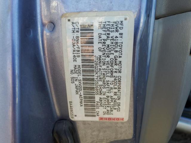 Photo 11 VIN: JT2BG22K7Y0526855 - TOYOTA CAMRY CE 