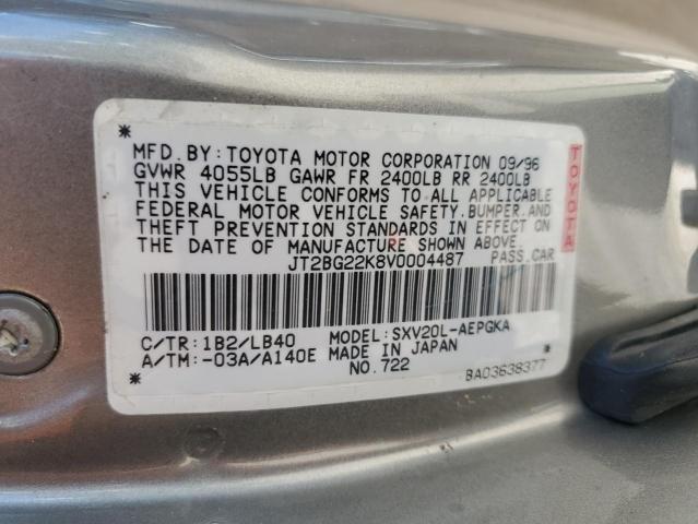 Photo 11 VIN: JT2BG22K8V0004487 - TOYOTA CAMRY 