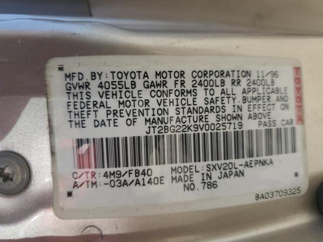 Photo 11 VIN: JT2BG22K9V0025719 - TOYOTA CAMRY 