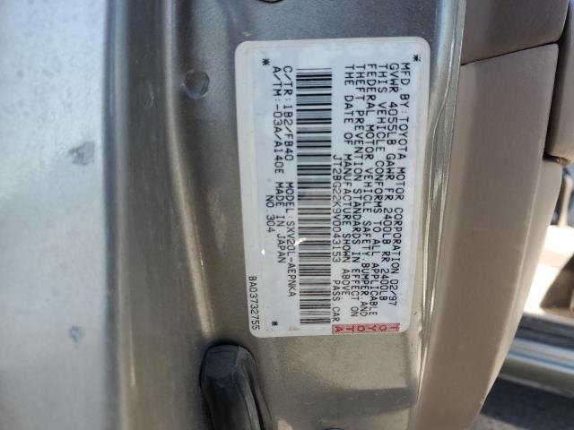 Photo 11 VIN: JT2BG22K9V0043153 - TOYOTA CAMRY LE 