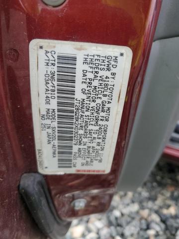 Photo 12 VIN: JT2BG28K2X0302379 - TOYOTA CAMRY LE 