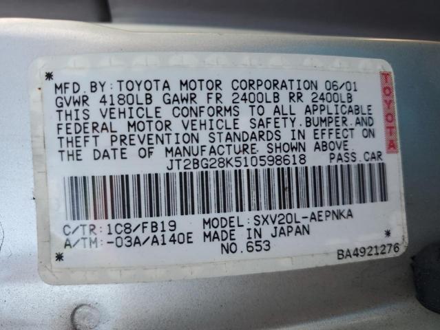 Photo 12 VIN: JT2BG28K510598618 - TOYOTA CAMRY 