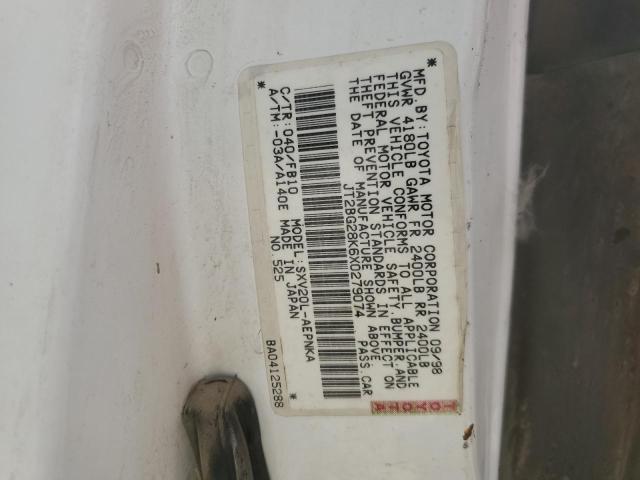 Photo 11 VIN: JT2BG28K6X0279074 - TOYOTA CAMRY 