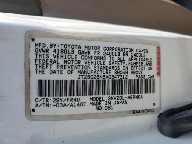 Photo 11 VIN: JT2BG28K8X0347312 - TOYOTA CAMRY 