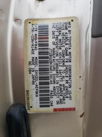 Photo 11 VIN: JT2BG28KXW0138149 - TOYOTA CAMRY LE 