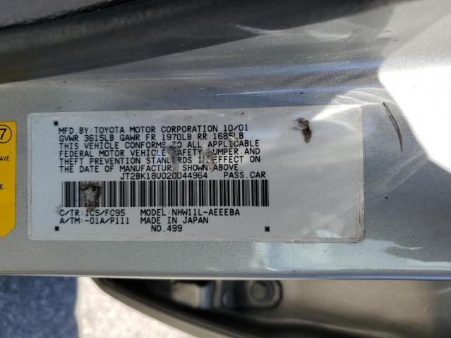 Photo 11 VIN: JT2BK18U020044964 - TOYOTA PRIUS 