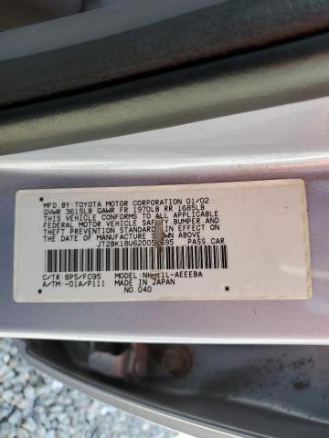 Photo 11 VIN: JT2BK18U620052695 - TOYOTA PRIUS 