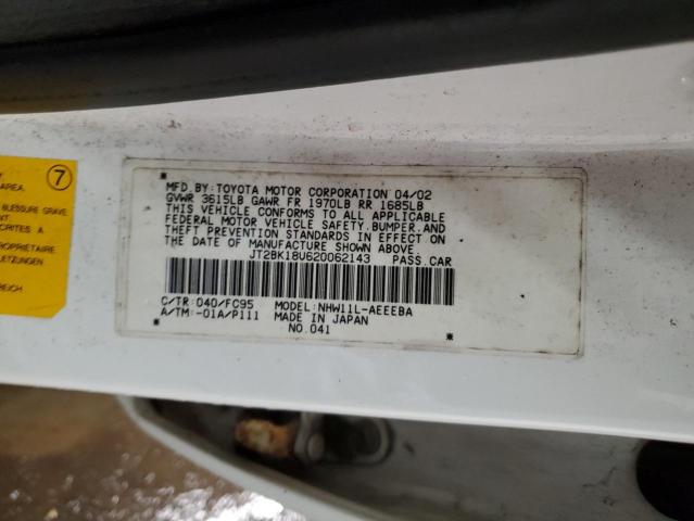 Photo 11 VIN: JT2BK18U620062143 - TOYOTA PRIUS 