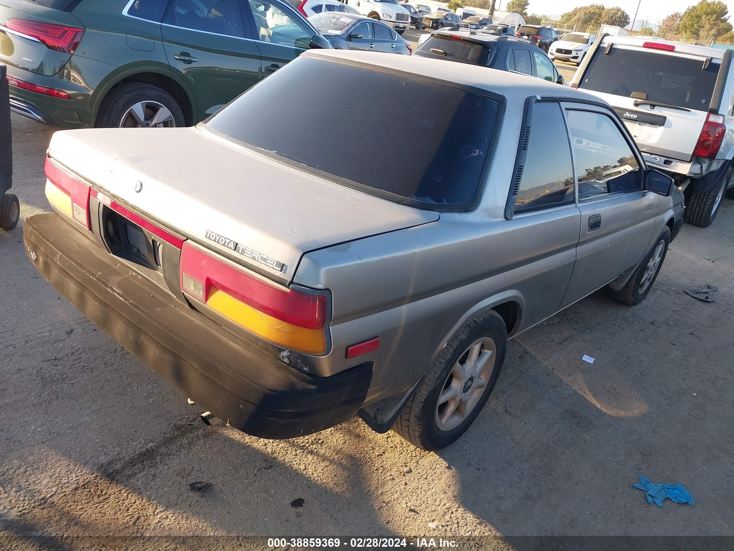 Photo 3 VIN: JT2EL31D8J0256221 - TOYOTA TERCEL 