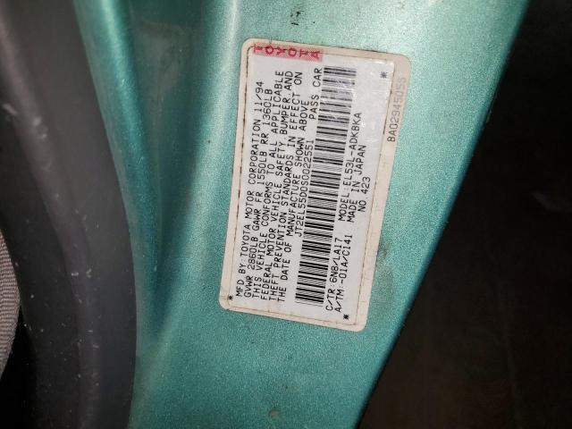 Photo 11 VIN: JT2EL55D0S0022551 - TOYOTA TERCEL STD 