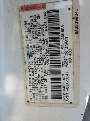 Photo 11 VIN: JT2EL55DXS0033346 - TOYOTA TERCEL 