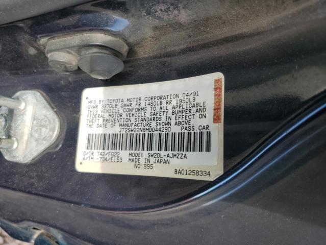 Photo 11 VIN: JT2SW22N8M0044290 - TOYOTA MR2 