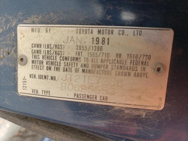 Photo 11 VIN: JT2TE72S6B0625553 - TOYOTA COROLLA DE 