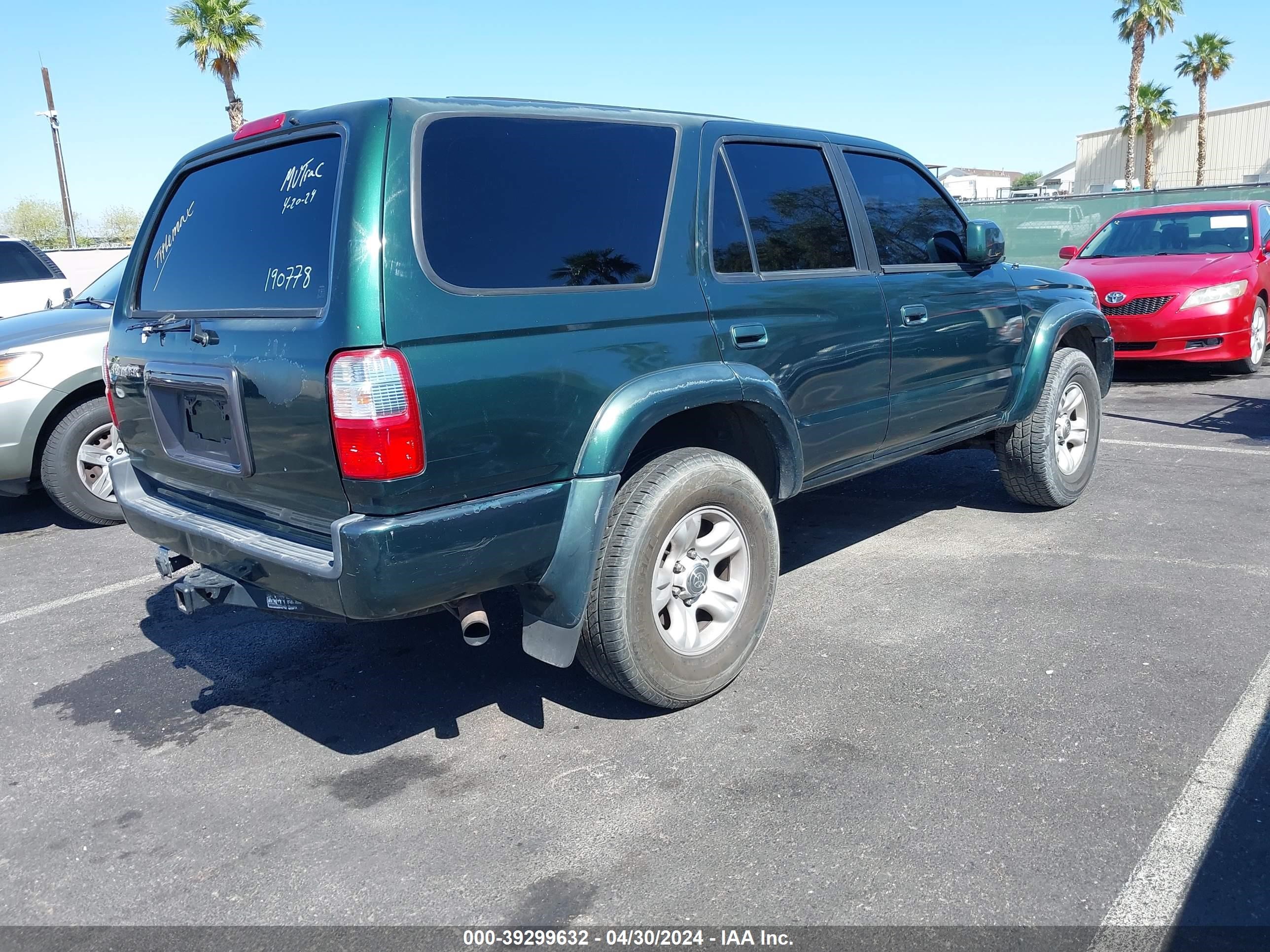 Photo 3 VIN: JT3GN86R010190778 - TOYOTA 4RUNNER 