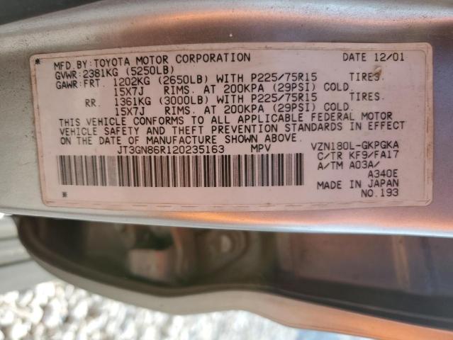 Photo 12 VIN: JT3GN86R120235163 - TOYOTA 4RUNNER SR 