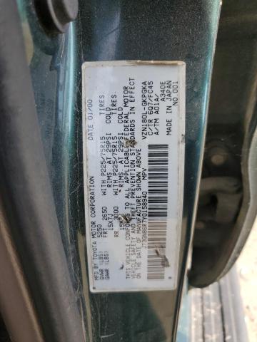 Photo 12 VIN: JT3GN86R7Y0158940 - TOYOTA 4RUNNER SR 