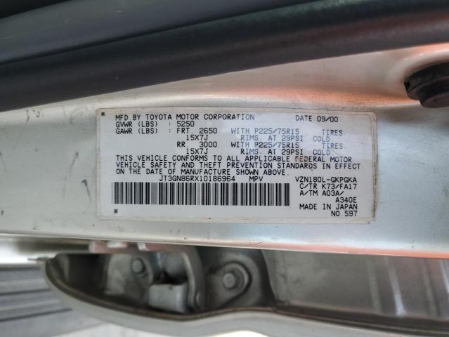 Photo 12 VIN: JT3GN86RX10186964 - TOYOTA 4RUNNER SR 