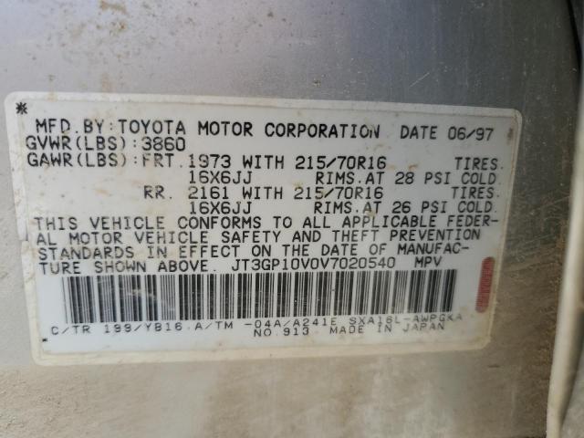 Photo 12 VIN: JT3GP10V0V7020540 - TOYOTA RAV4 