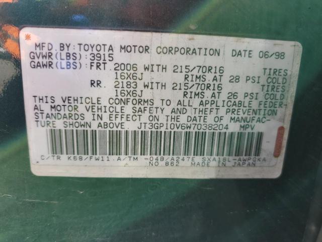 Photo 11 VIN: JT3GP10V6W7038204 - TOYOTA RAV4 