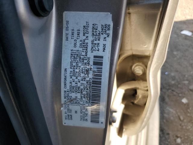 Photo 12 VIN: JT3HN86R520388973 - TOYOTA 4RUNNER SR 