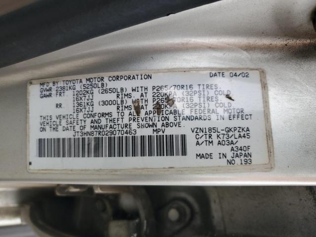 Photo 12 VIN: JT3HN87R029070463 - TOYOTA 4RUNNER LI 