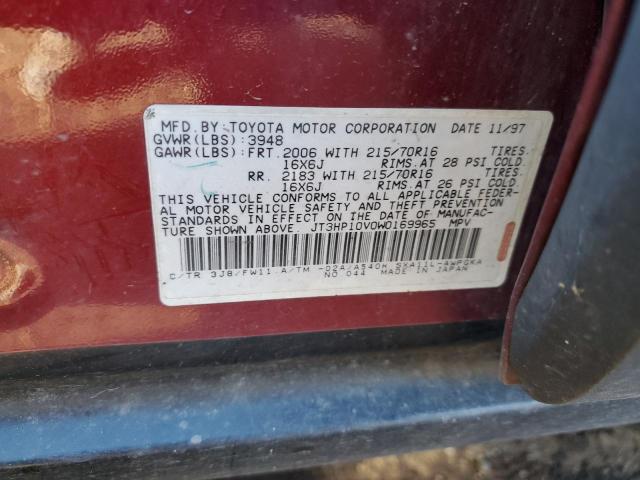 Photo 11 VIN: JT3HP10V0W0169965 - TOYOTA RAV4 