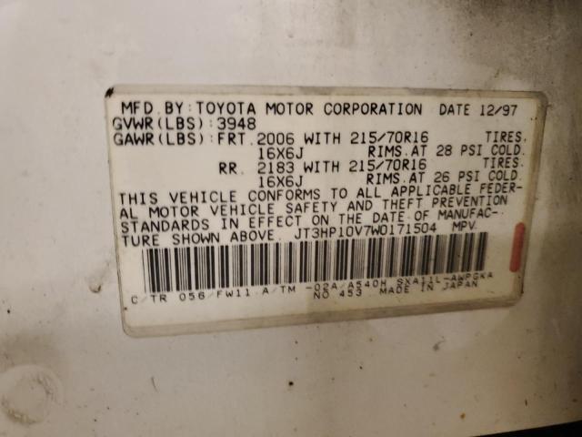 Photo 11 VIN: JT3HP10V7W0171504 - TOYOTA RAV4 