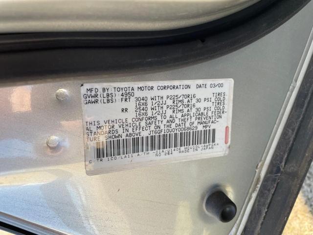 Photo 9 VIN: JT6GF10U0Y0068629 - LEXUS RX300 