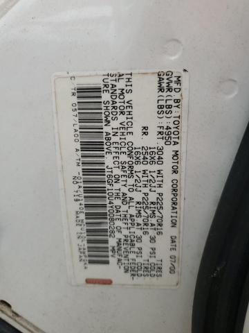 Photo 12 VIN: JT6GF10U4Y0080282 - LEXUS RX300 