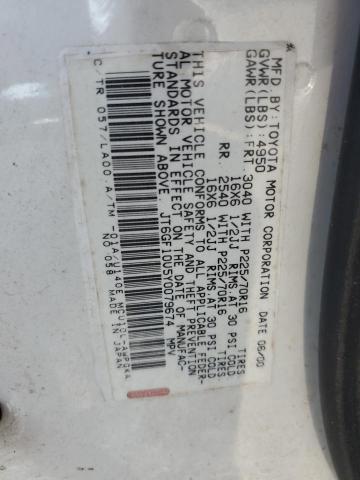 Photo 12 VIN: JT6GF10U5Y0079674 - LEXUS RX300 