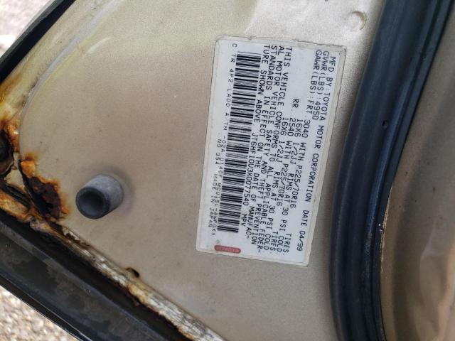 Photo 12 VIN: JT6HF10U3X0077540 - LEXUS RX300 