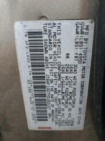 Photo 11 VIN: JT6HF10U7Y0163127 - LEXUS RX300 