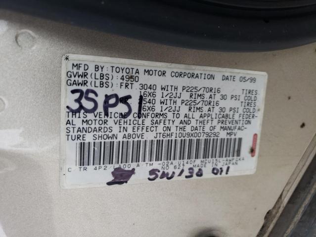 Photo 12 VIN: JT6HF10U9X0079292 - LEXUS RX300 